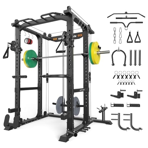 Sportsroyals 1,600-lb. Power Cage with LAT Pulldown: $899.98 Sportsroyals 1,600-lb. Power Cage with LAT Pulldown: $899.98
