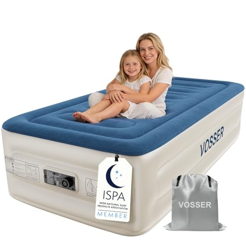 Vosser 18-Inch Twin XL Raised Air Mattress with Built-in Pump: $64.59 Vosser 18-Inch Twin XL Raised Air Mattress with Built-in Pump: $64.59