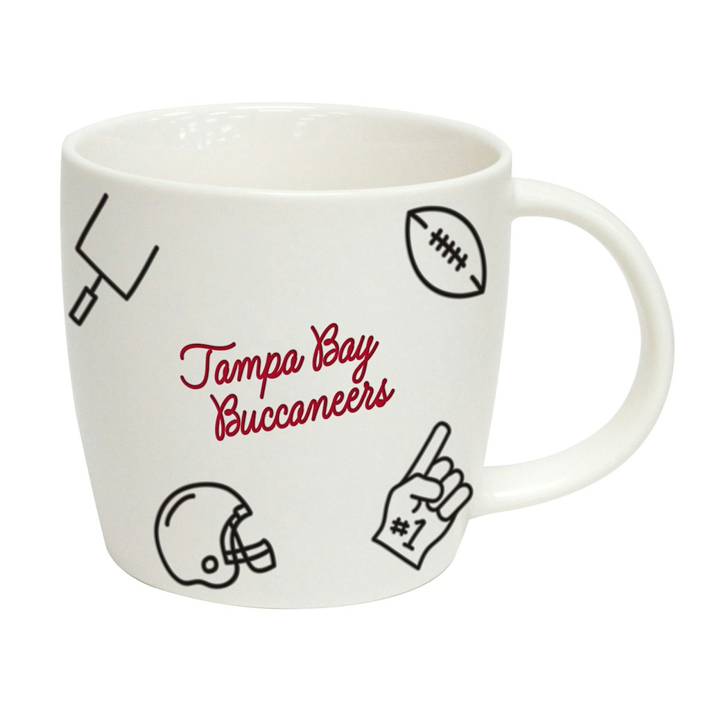 Tampa Bay Buccaneers 18oz. Playmaker Mug: $18.99 Tampa Bay Buccaneers 18oz. Playmaker Mug: $18.99