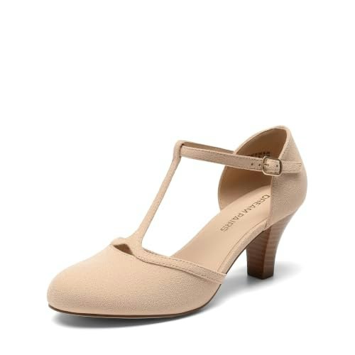 Dream Pairs Women's T-Strap Block Heels: $33.98 Dream Pairs Women's T-Strap Block Heels: $33.98