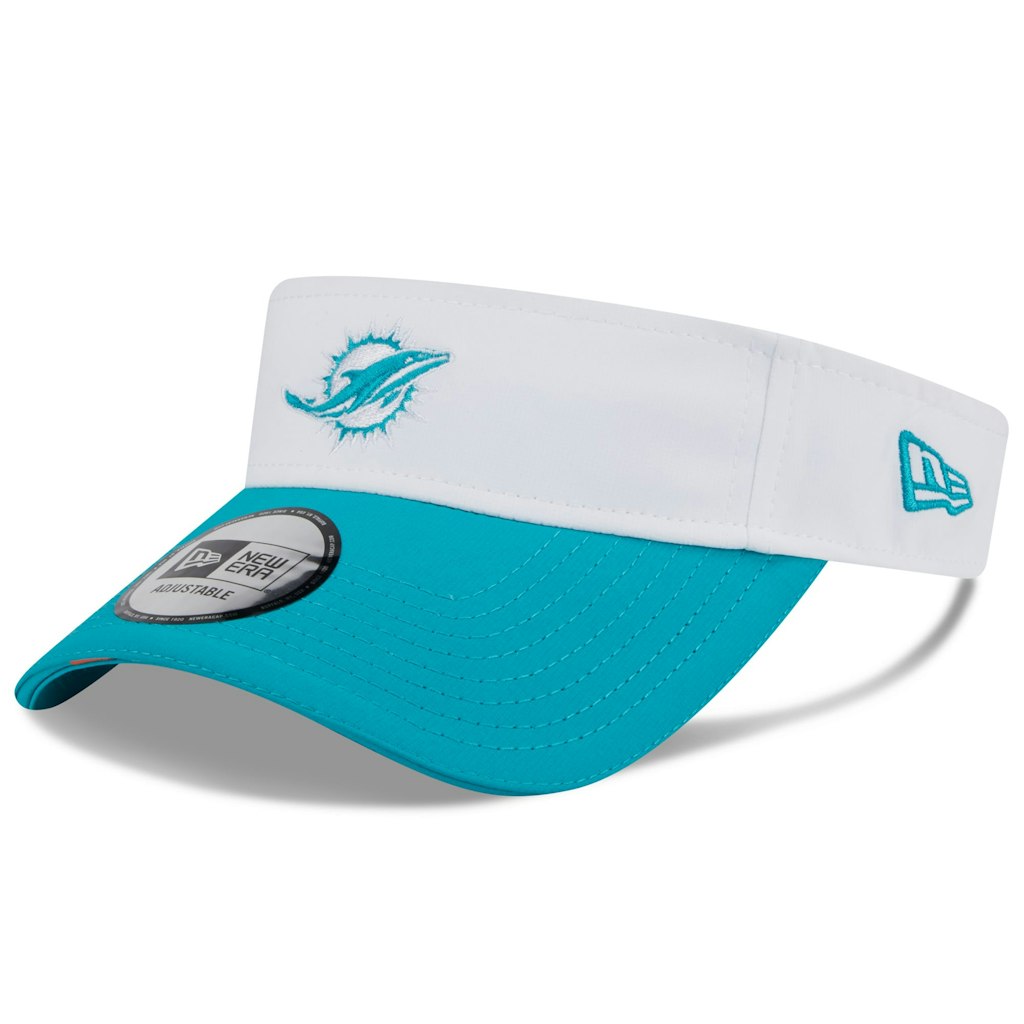 New Era Miami Dolphins 2025 NFL Training Camp Adjustable Visor: $37.99 New Era Miami Dolphins 2025 NFL Training Camp Adjustable Visor: $37.99