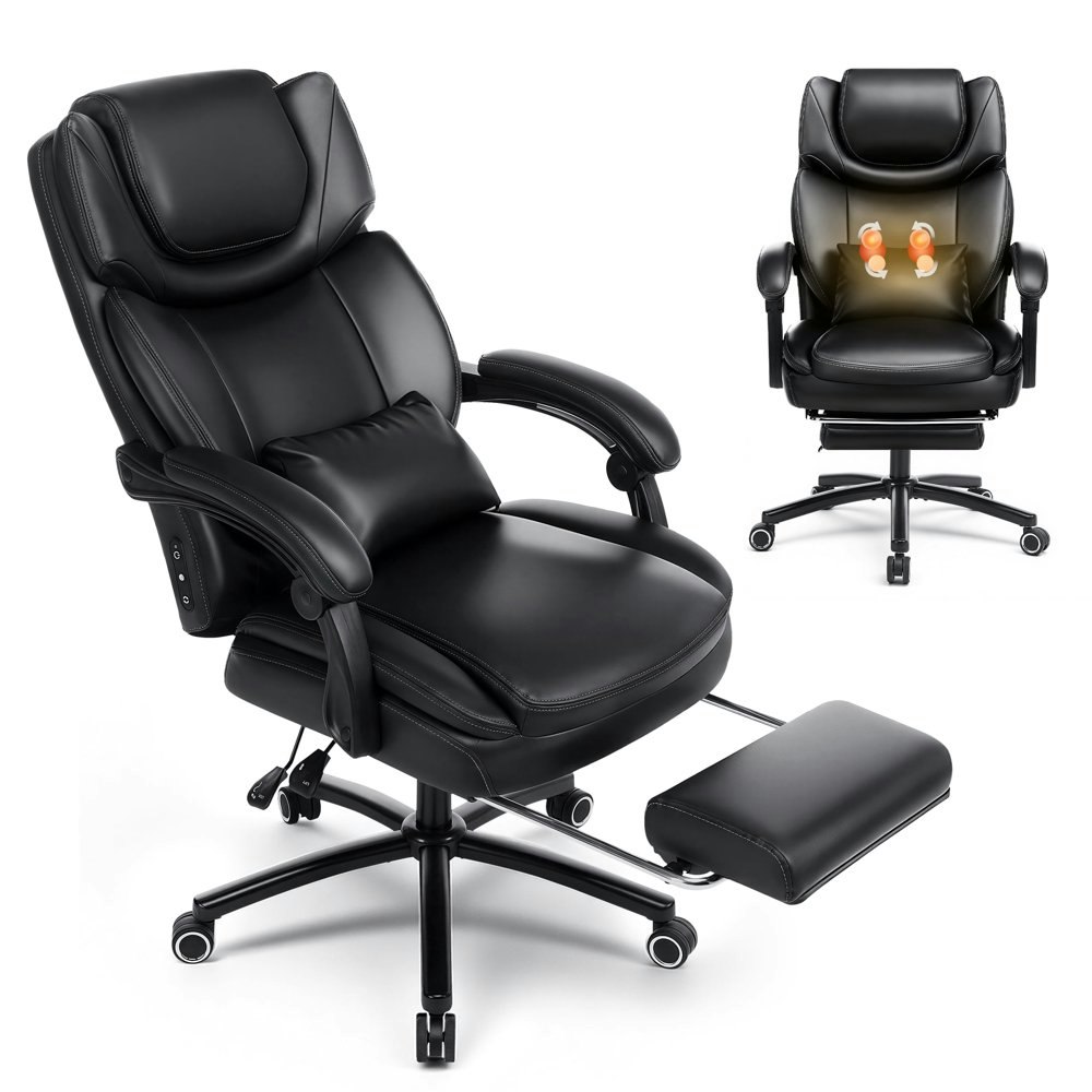 EOP Heated Massage Office Chair with Footrest: $129.99 EOP Heated Massage Office Chair with Footrest: $129.99