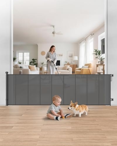 BBsecure 100-Inch Retractable Baby and Pet Gate: $56.09