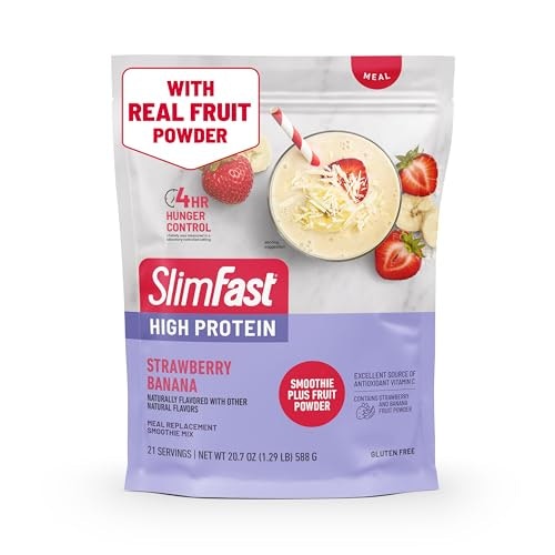 SlimFast High Protein Smoothie Mix 1.29-lb. Tub: $15.87 SlimFast High Protein Smoothie Mix 1.29-lb. Tub: $15.87