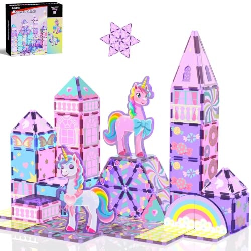 GobiDex Unicorn Magnetic Tile Princess Castle Building Set: $29.71 GobiDex Unicorn Magnetic Tile Princess Castle Building Set: $29.71
