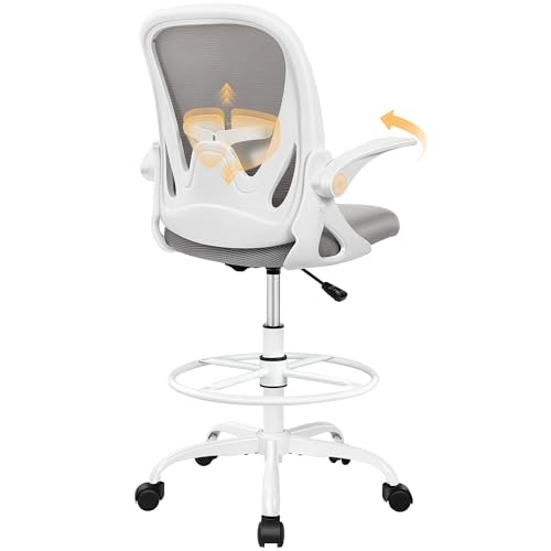 Ergonomic Drafting Chair with Adjustable Footrest: $119.99 Ergonomic Drafting Chair with Adjustable Footrest: $119.99