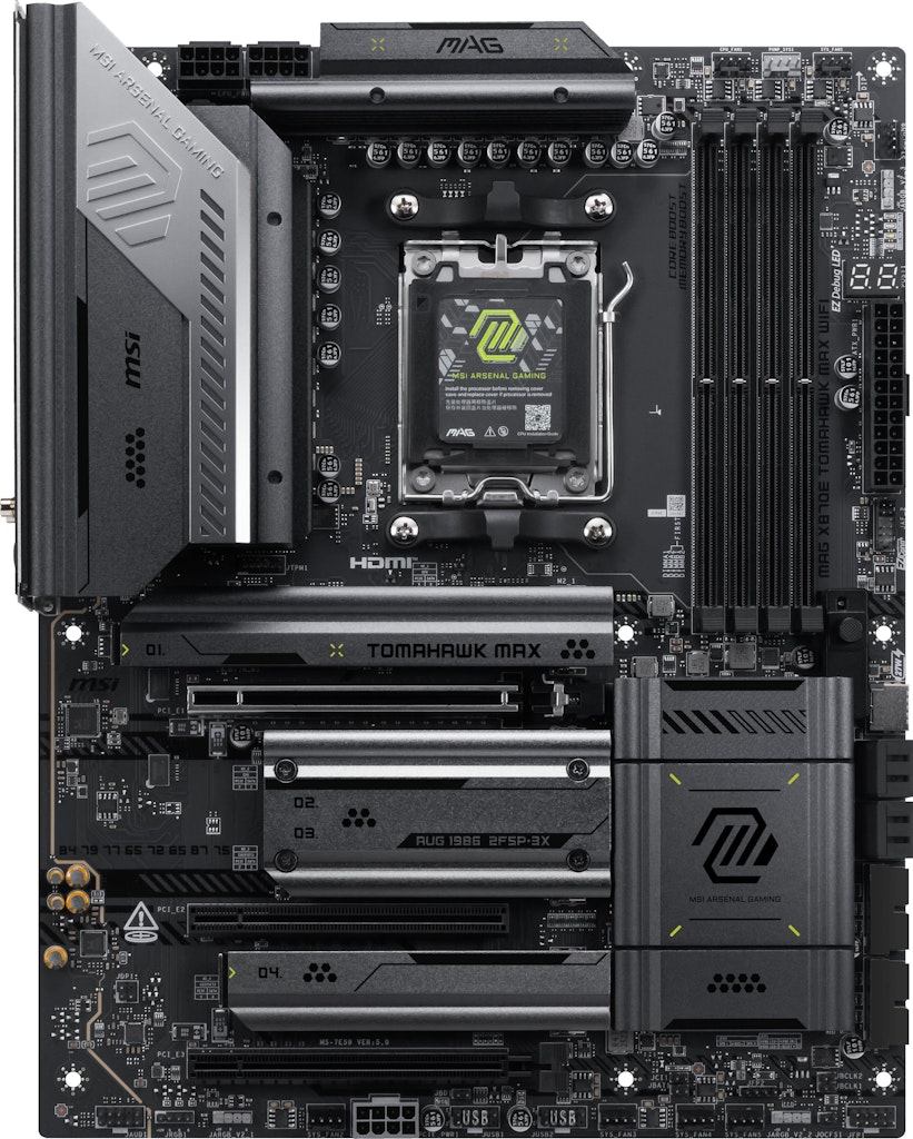 MSI MAG X870E TOMAHAWK MAX WIFI AMD Motherboard: $289.99 MSI MAG X870E TOMAHAWK MAX WIFI AMD Motherboard: $289.99