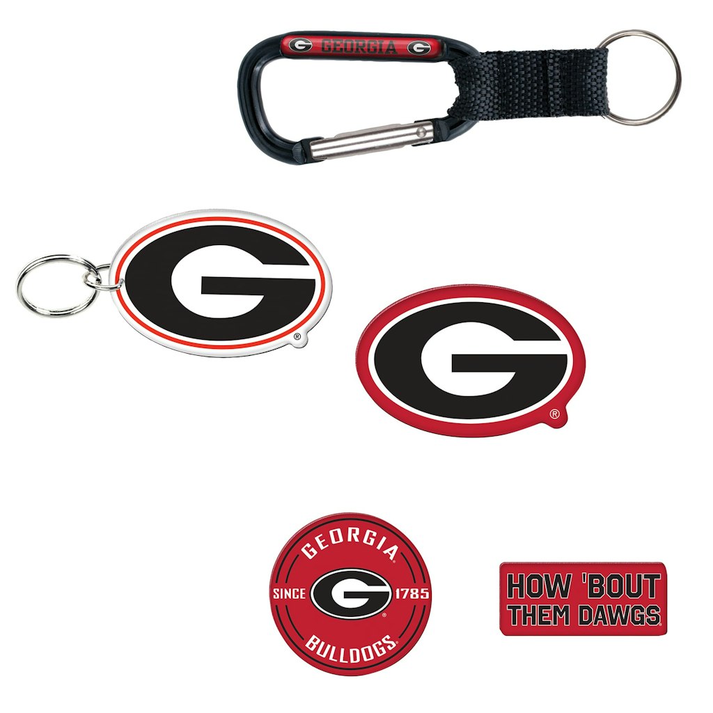 WinCraft Georgia Bulldogs Key Ring and Magnet 5-Pack: $23.99 WinCraft Georgia Bulldogs Key Ring and Magnet 5-Pack: $23.99
