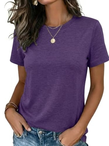 Zeagoo Women's Round Neck Short Sleeve T-Shirt: $8.99 Zeagoo Women's Round Neck Short Sleeve T-Shirt: $8.99