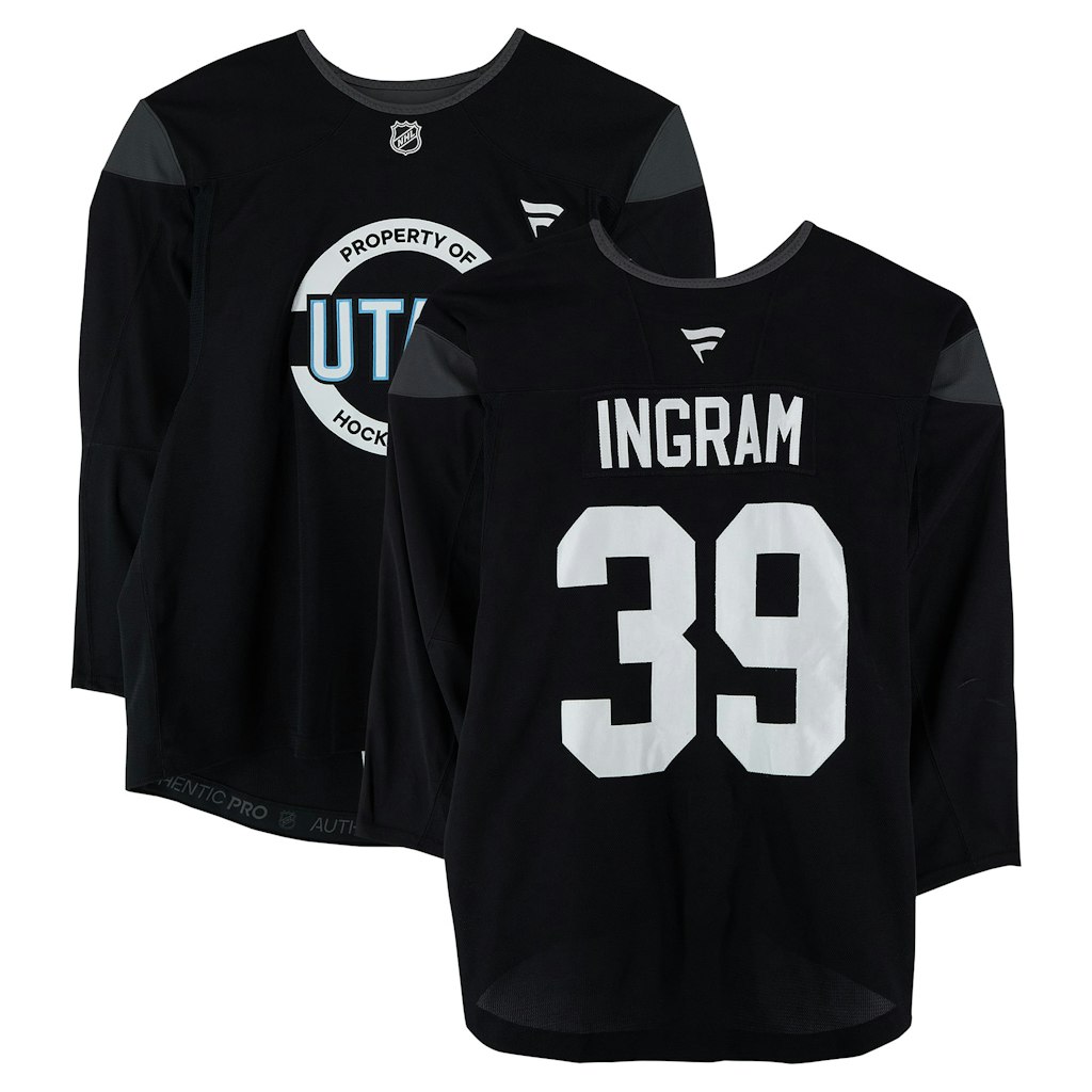 Connor Ingram Utah Mammoth Practice-Used #39 Jersey: $249.99 Connor Ingram Utah Mammoth Practice-Used #39 Jersey: $249.99
