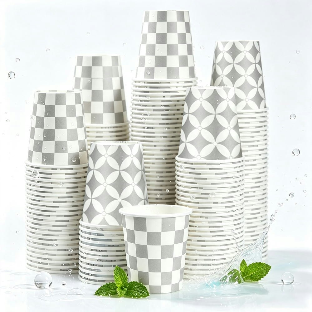 Lamosi 5-oz Disposable Paper Cups 300-Count: $16.99 Lamosi 5-oz Disposable Paper Cups 300-Count: $16.99