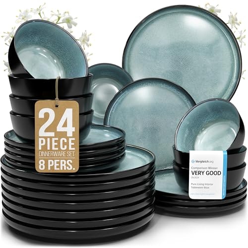 24-Piece Stoneware Dinnerware Set: $116.96 24-Piece Stoneware Dinnerware Set: $116.96