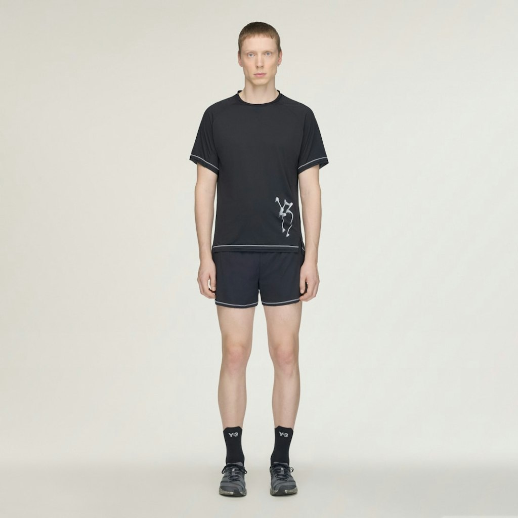 Y-3 Chito Graphic Running Shorts: $120 Y-3 Chito Graphic Running Shorts: $120