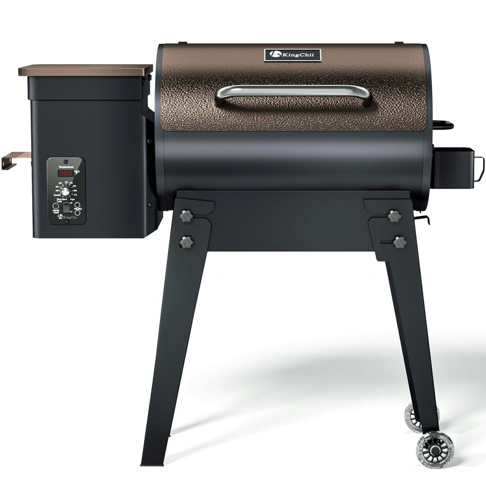 KingChii 456-Square-Inch Wood Pellet Grill and Smoker: $249.58 KingChii 456-Square-Inch Wood Pellet Grill and Smoker: $249.58