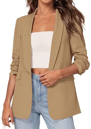 Prettygarden Women's Summer Business Casual Blazer: $35.98
