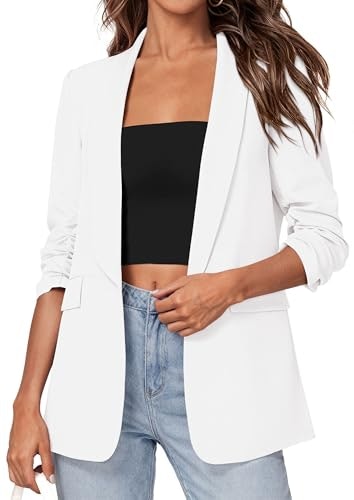 Prettygarden Women's Summer Business Casual Blazer: $34.71 Prettygarden Women's Summer Business Casual Blazer: $34.71