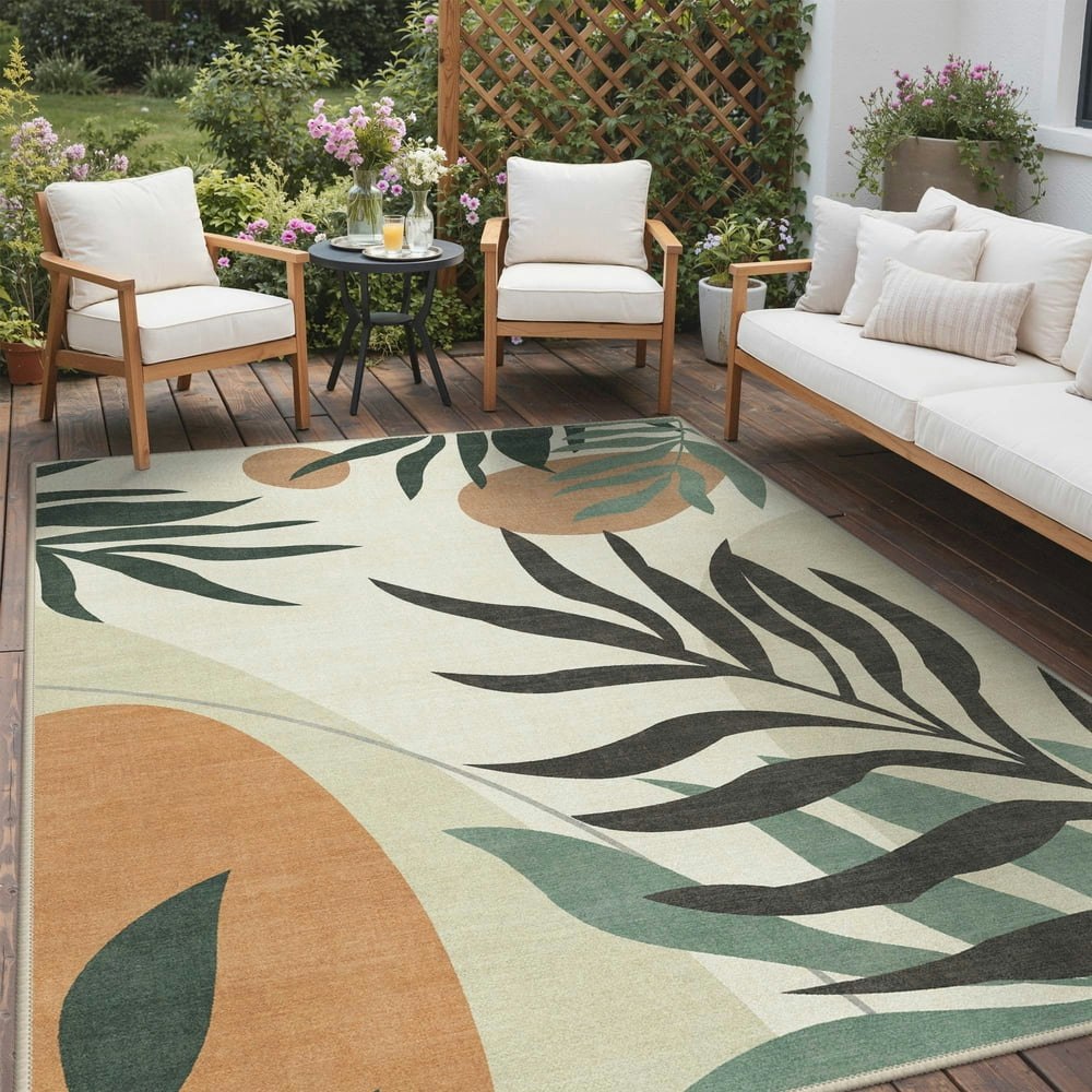 Deorab 8x10-Foot Outdoor Chenille Rug: $93.99 Deorab 8x10-Foot Outdoor Chenille Rug: $93.99