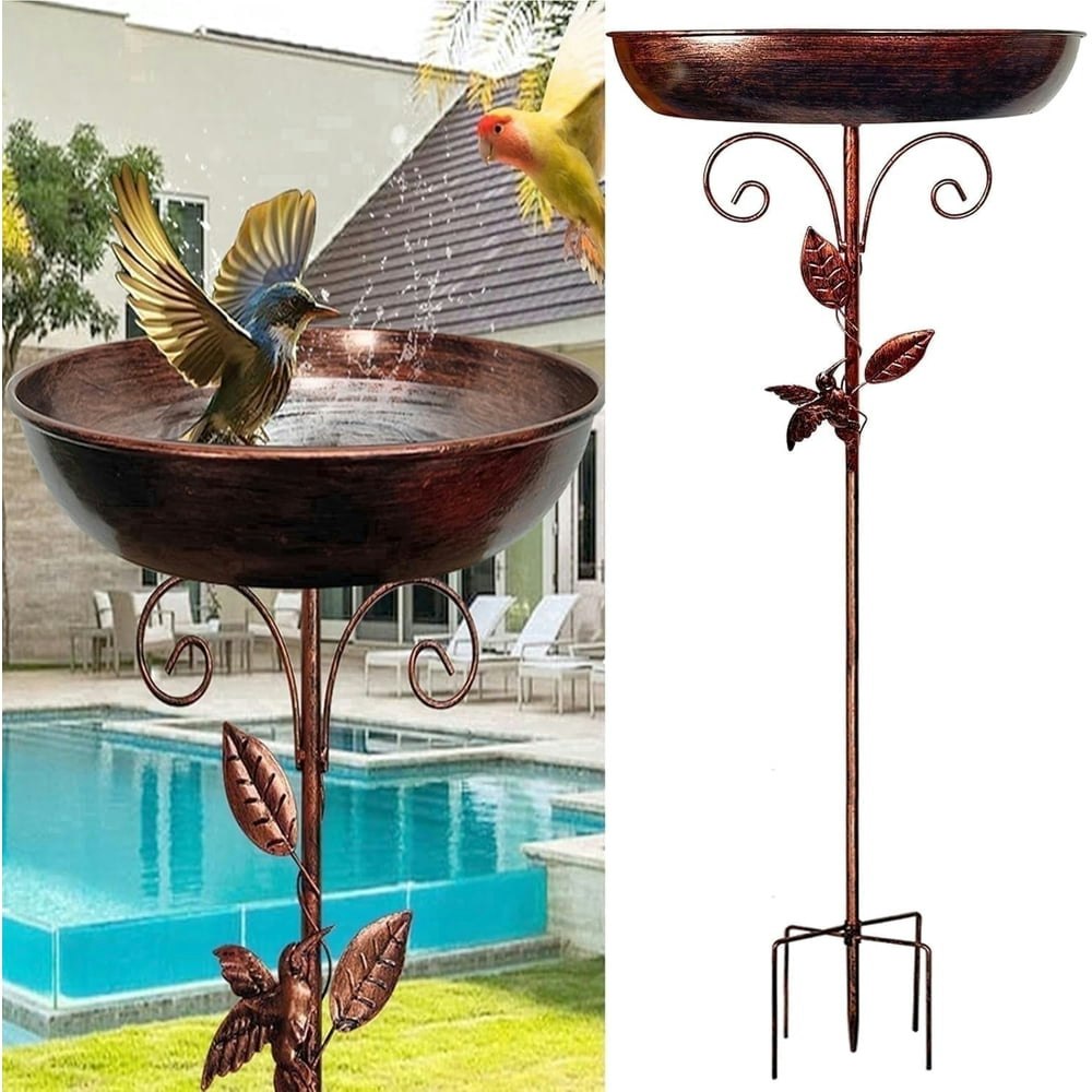 32-Inch Metal Garden Bird Bath: $16.99 32-Inch Metal Garden Bird Bath: $16.99