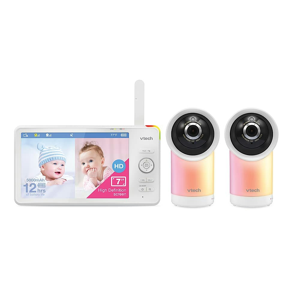 VTech 2-Camera 1080p 7-Inch Smart WiFi Video Baby Monitor: $219.95 VTech 2-Camera 1080p 7-Inch Smart WiFi Video Baby Monitor: $219.95