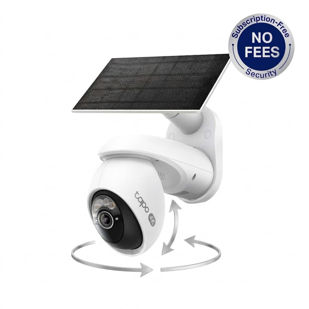 Tapo Wireless 4K Pan-Tilt Solar Security Camera: $118.99 Tapo Wireless 4K Pan-Tilt Solar Security Camera: $118.99