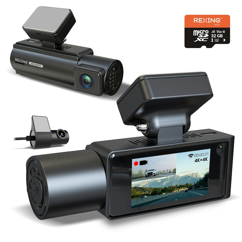 Rexing C2 Pro 4K Dual Dash Cam: $199.99 Rexing C2 Pro 4K Dual Dash Cam: $199.99