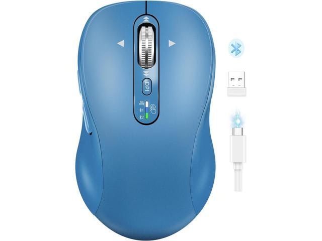 Wireless Bluetooth Rechargeable Ergonomic Mouse: $49.73