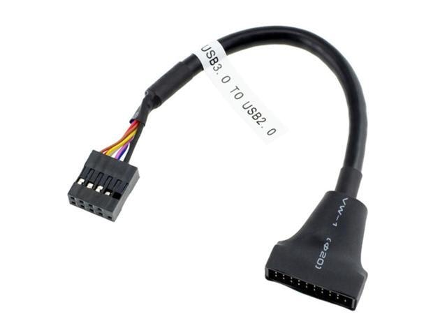 USB 3.0 20-Pin to USB 2.0 9-Pin Motherboard Adapter Cable: $21.99 USB 3.0 20-Pin to USB 2.0 9-Pin Motherboard Adapter Cable: $21.99