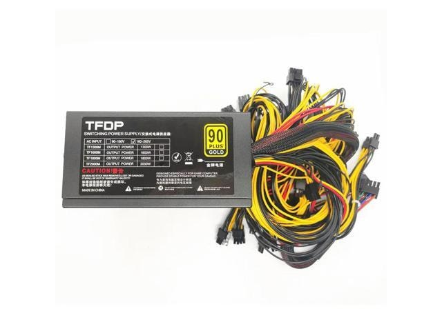 2,000W Mining PC Power Supply: $187.46