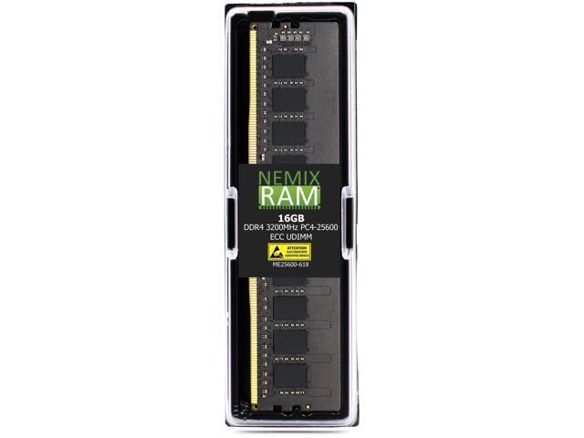 Nemix RAM 32GB 2x16GB DDR4 2666MHz ECC Unbuffered UDIMM Memory Kit: $335.49