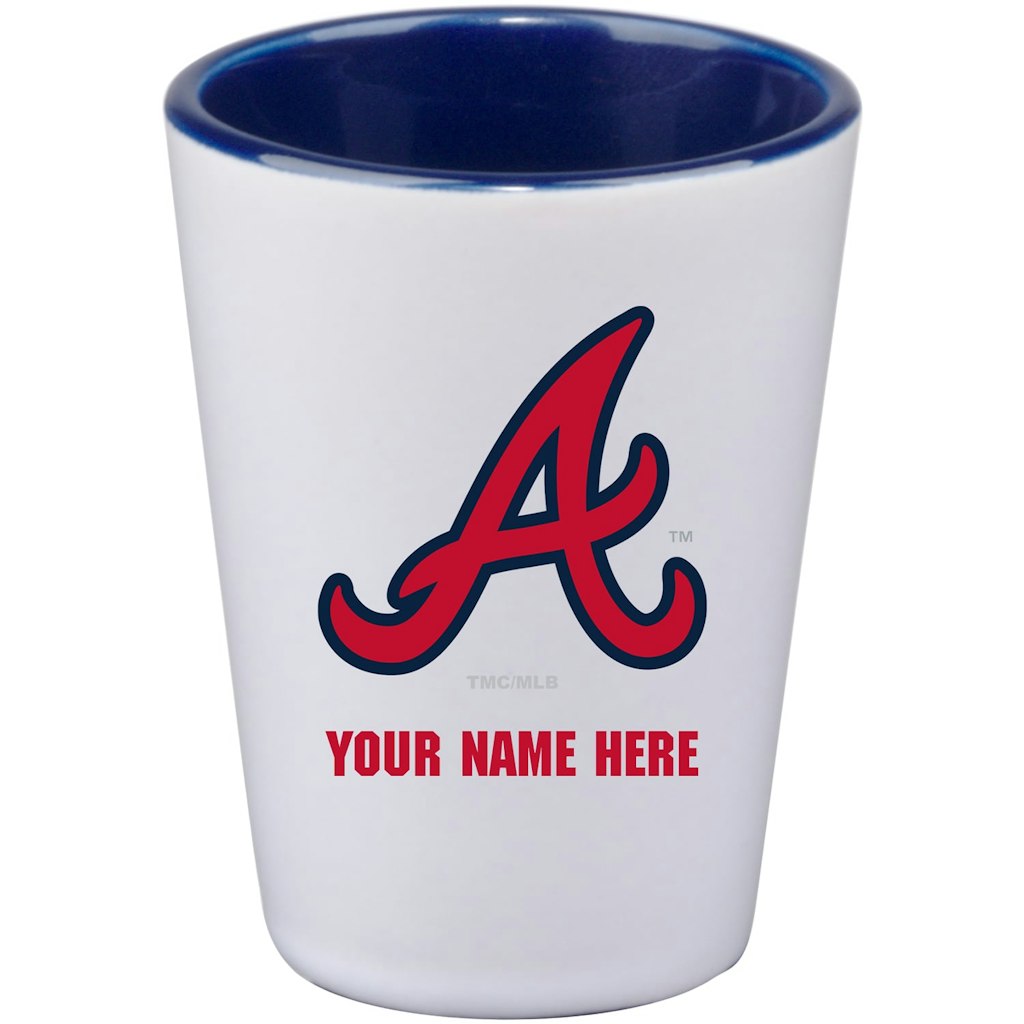 Atlanta Braves 2oz. Ceramic Shot Glass: $29.99 Atlanta Braves 2oz. Ceramic Shot Glass: $29.99