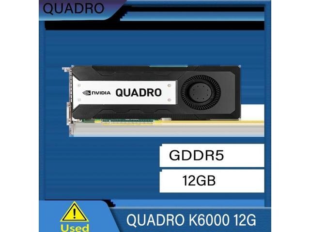 Nvidia Quadro K6000 12GB DDR5 Graphics Card: $296.92
