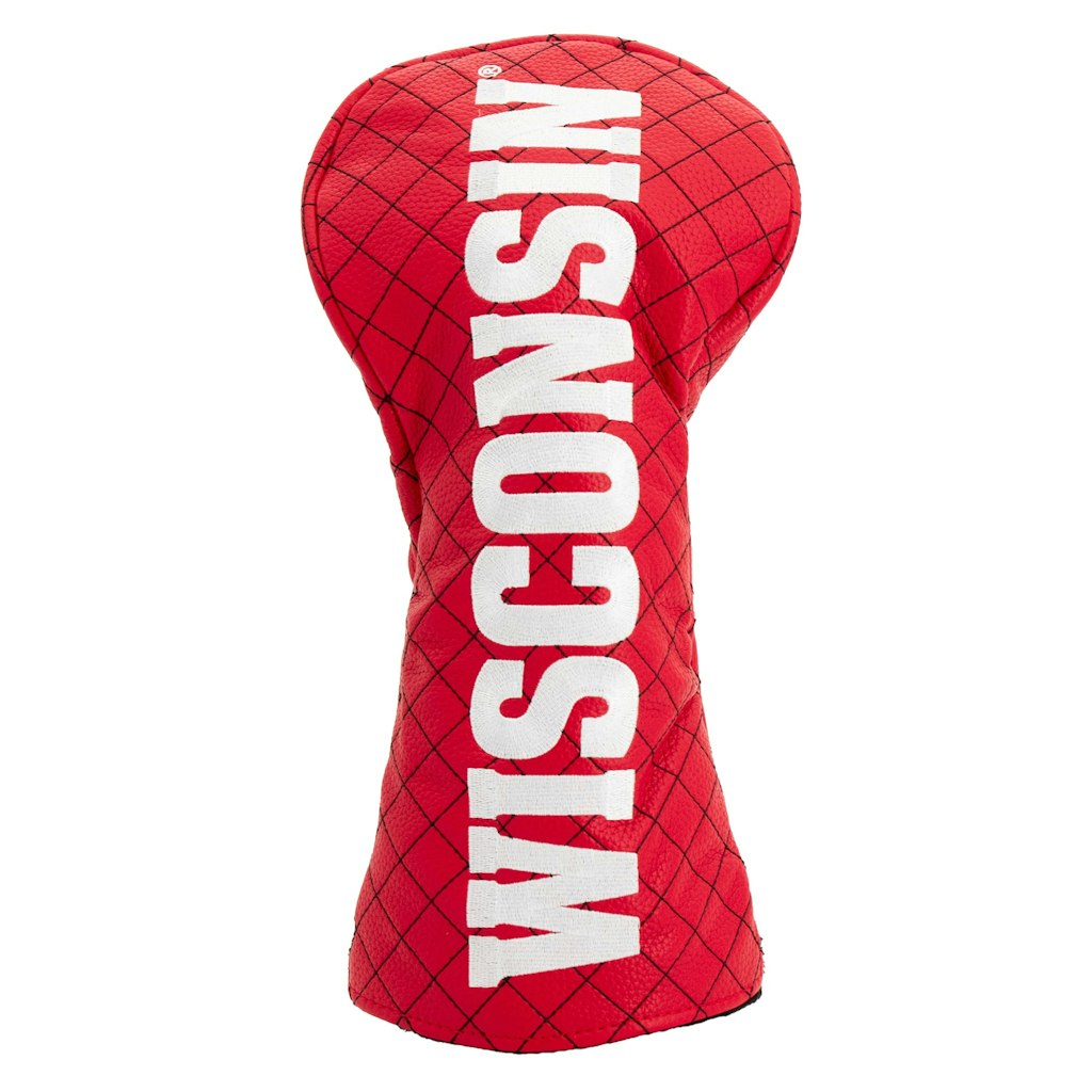 Wisconsin Badgers Quilted Driver Headcover: $54.99 Wisconsin Badgers Quilted Driver Headcover: $54.99