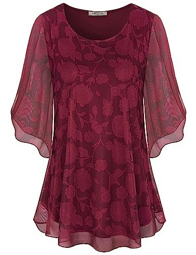 SeSe Code Women's Chiffon Tunic Blouse: $16.99 SeSe Code Women's Chiffon Tunic Blouse: $16.99