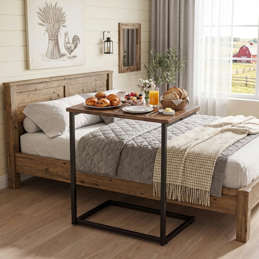 C-Shaped End Table: $28.88