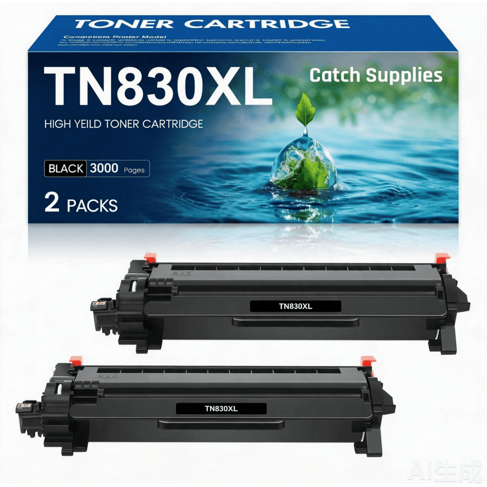 Brother TN830XL High Yield Black Toner Cartridge: $24.19