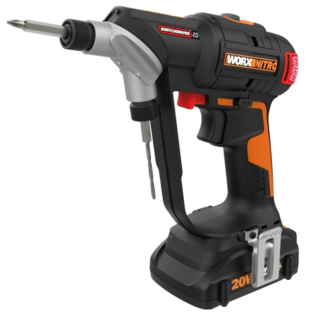 Worx Nitro 20V 2-in-1 Brushless Cordless SwitchDriver Drill: $99.99 Worx Nitro 20V 2-in-1 Brushless Cordless SwitchDriver Drill: $99.99