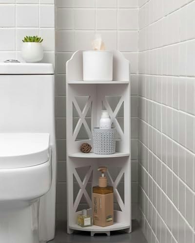 J Jinxiamu Corner Bathroom Shelf: $13.25 J Jinxiamu Corner Bathroom Shelf: $13.25