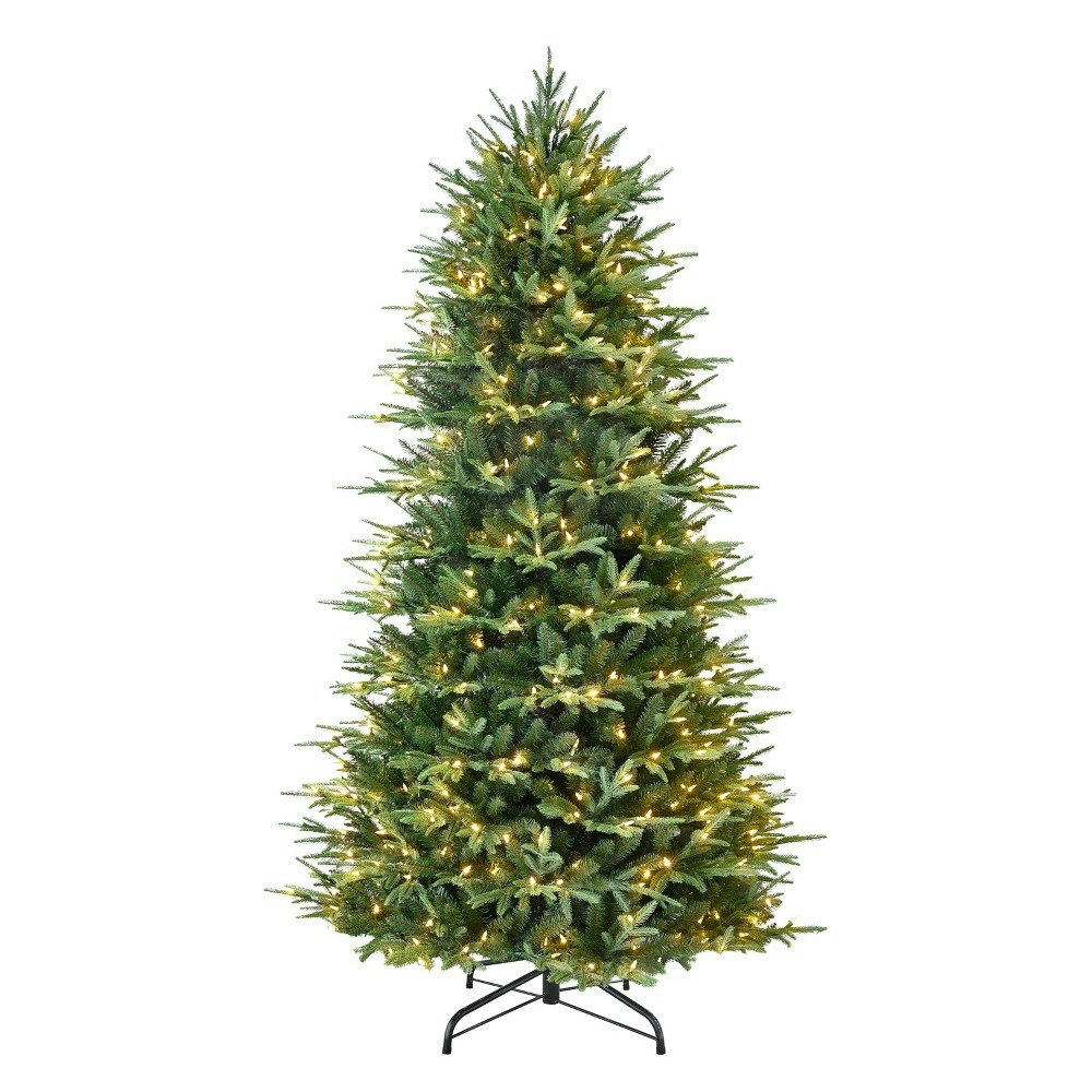 Puleo 6.5-Foot Pre-Lit Art Fraser Fir Slim Christmas Tree: $1,064.99 Puleo 6.5-Foot Pre-Lit Art Fraser Fir Slim Christmas Tree: $1,064.99