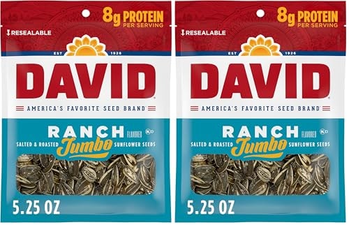 David Jumbo Sunflower Seeds Ranch Flavor 2-Pack: $3.78 David Jumbo Sunflower Seeds Ranch Flavor 2-Pack: $3.78