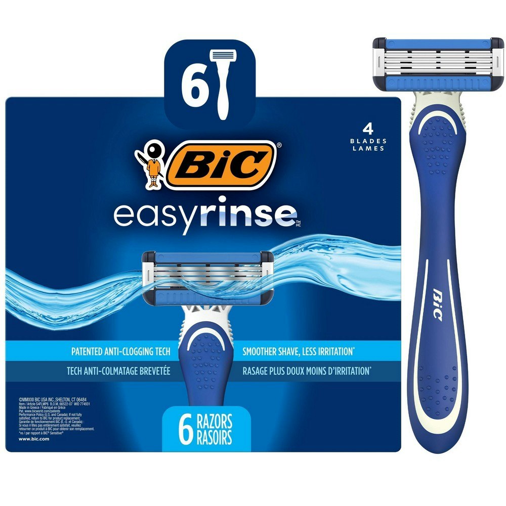 BiC Men's Easy Rinse Razors 6-Pack: $11.39 BiC Men's Easy Rinse Razors 6-Pack: $11.39