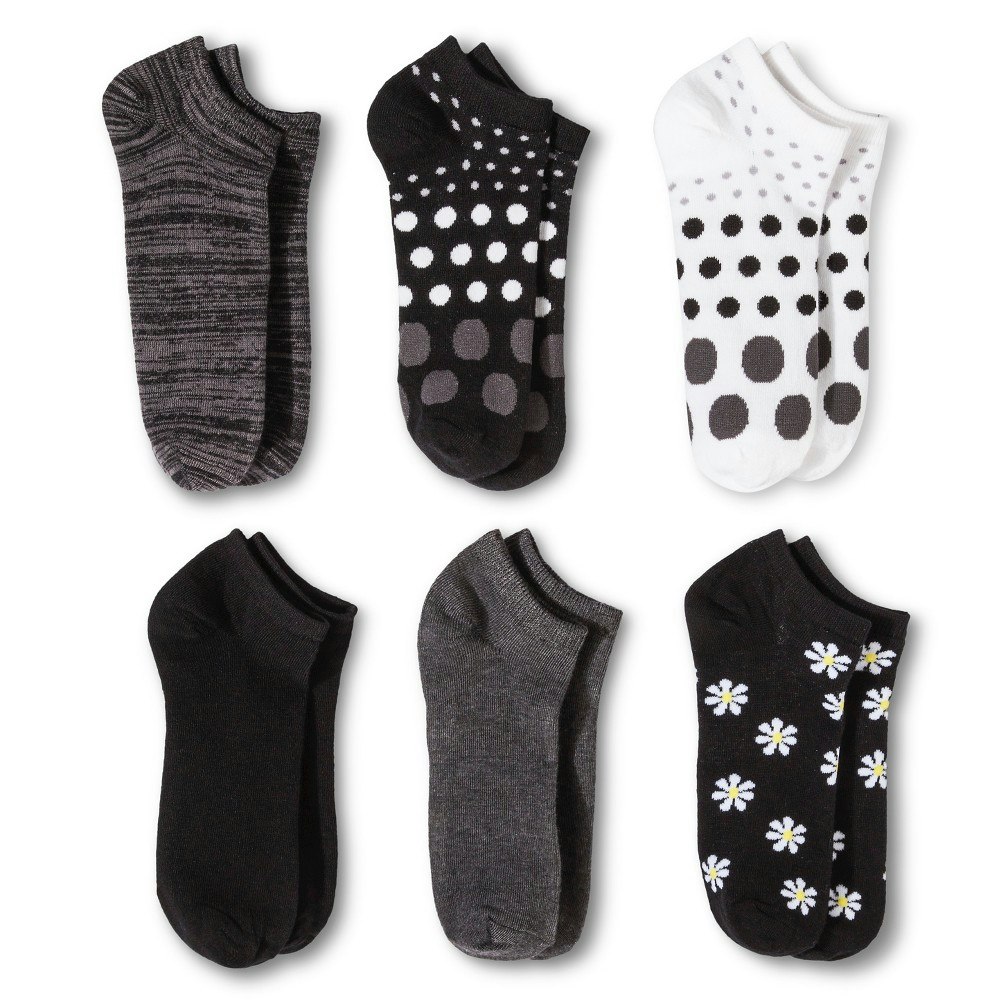 Women's Daisy Low Cut Socks 6-Pack: $8 Women's Daisy Low Cut Socks 6-Pack: $8