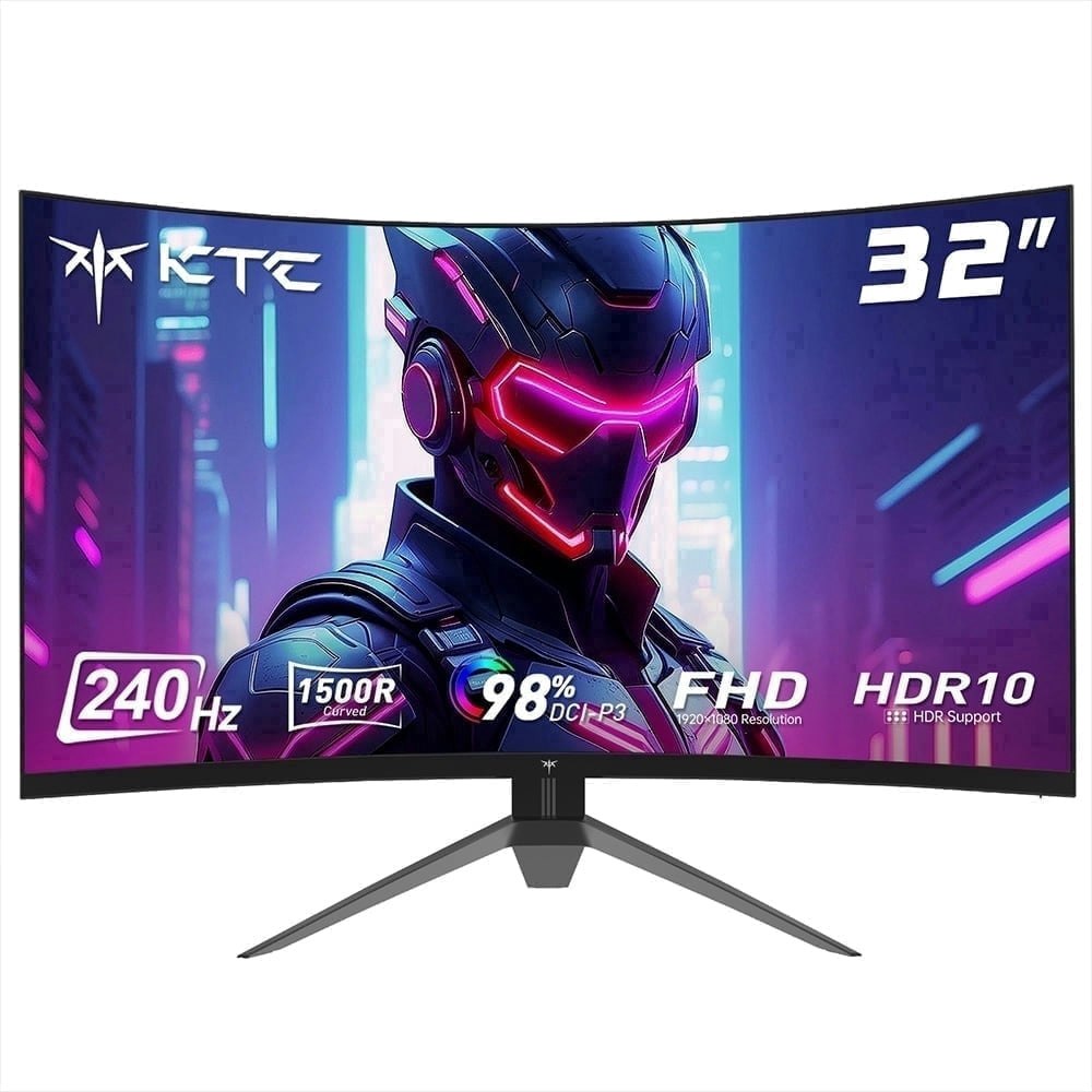 KTC 32" 1080p HDR LED G-Sync Curved Monitor: $169.99 KTC 32" 1080p HDR LED G-Sync Curved Monitor: $169.99