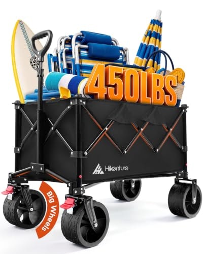 Hikenture Foldable Beach Wagon: $69.98 Hikenture Foldable Beach Wagon: $69.98