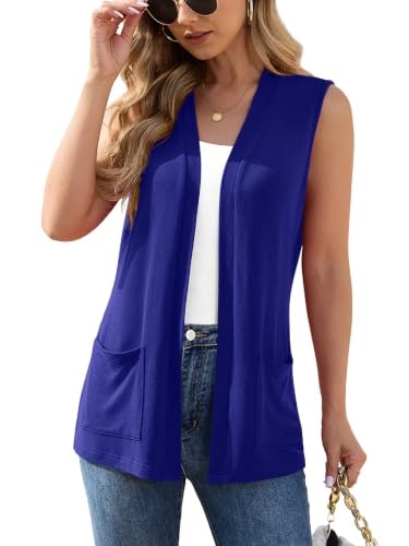 Veryoung Women's Sleeveless Open Front Cardigan Vest: $16.95 Veryoung Women's Sleeveless Open Front Cardigan Vest: $16.95