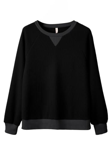 Shewin Women's Waffle Crewneck Sweatshirt: $16.98 Shewin Women's Waffle Crewneck Sweatshirt: $16.98