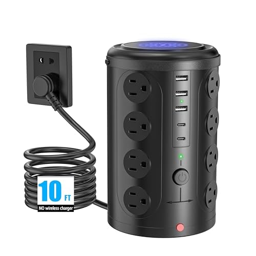 16-Outlet and 5-USB Power Strip Tower with 10-Foot Extension Cord: $20.26 16-Outlet and 5-USB Power Strip Tower with 10-Foot Extension Cord: $20.26
