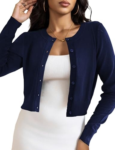 Letdiosto Women's Cropped Button-Down Knit Bolero Shrug: $22.09 Letdiosto Women's Cropped Button-Down Knit Bolero Shrug: $22.09
