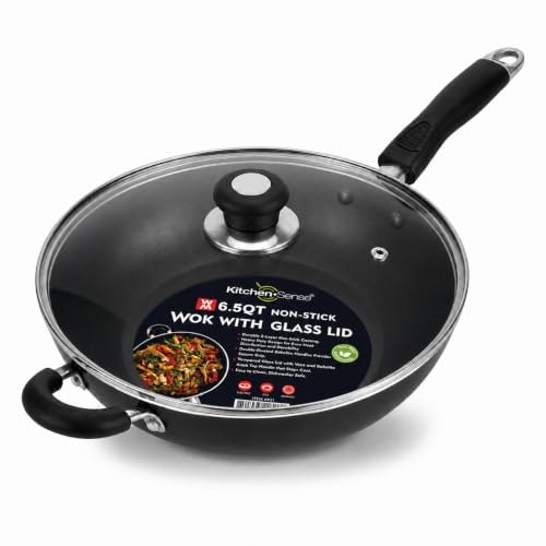 American Dream 6.5-Quart Non-Stick Wok with Lid: $33.99 American Dream 6.5-Quart Non-Stick Wok with Lid: $33.99