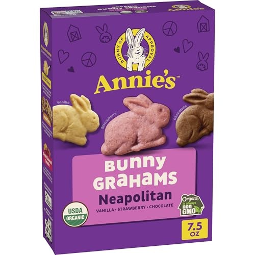Annie's Organic Neapolitan Bunny Grahams 7.5oz: $2