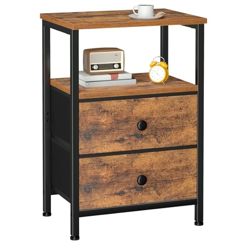 Loakekel Nightstand with 2 Fabric Drawers: $28.48 Loakekel Nightstand with 2 Fabric Drawers: $28.48